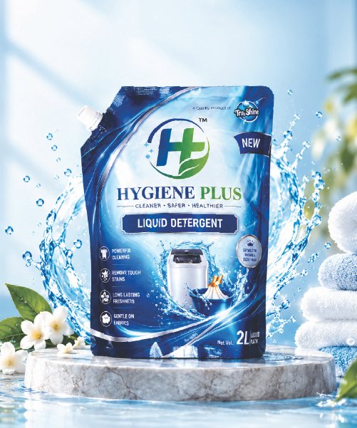 Clean white texture and fine granules representing detergent powder